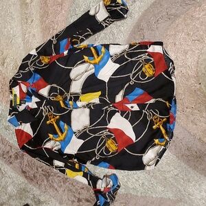 Lauren Ralph Lauren nautical long sleeve button down size large